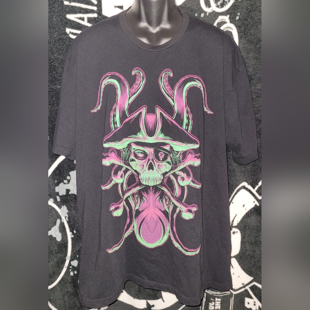 Seventh Ink-Skullduggery/Glow In The Dark-Size 3XL
